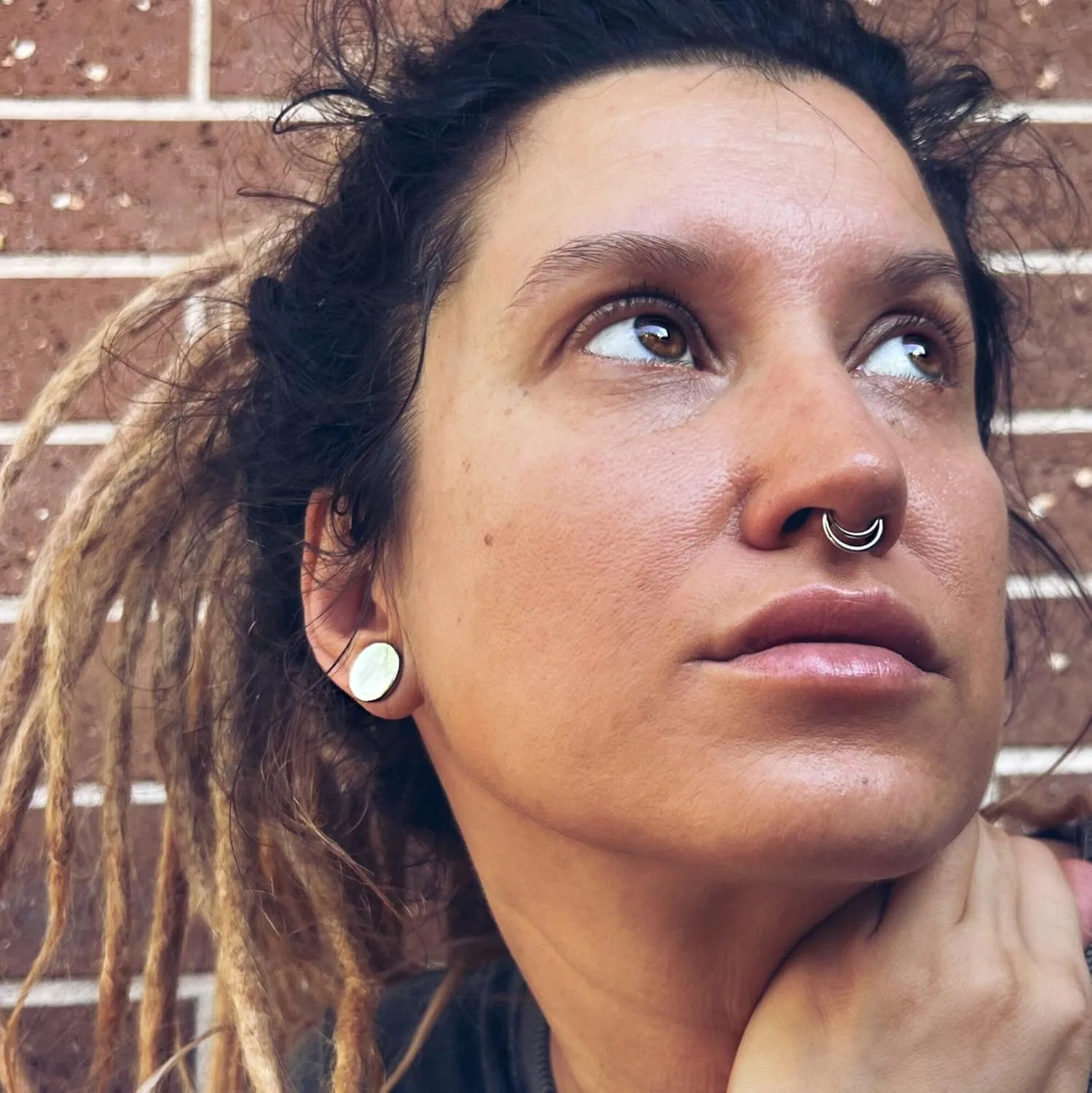 16G Septum Ring Hinged Septum Clicker Nose Ring Septum Piercing Jewelry