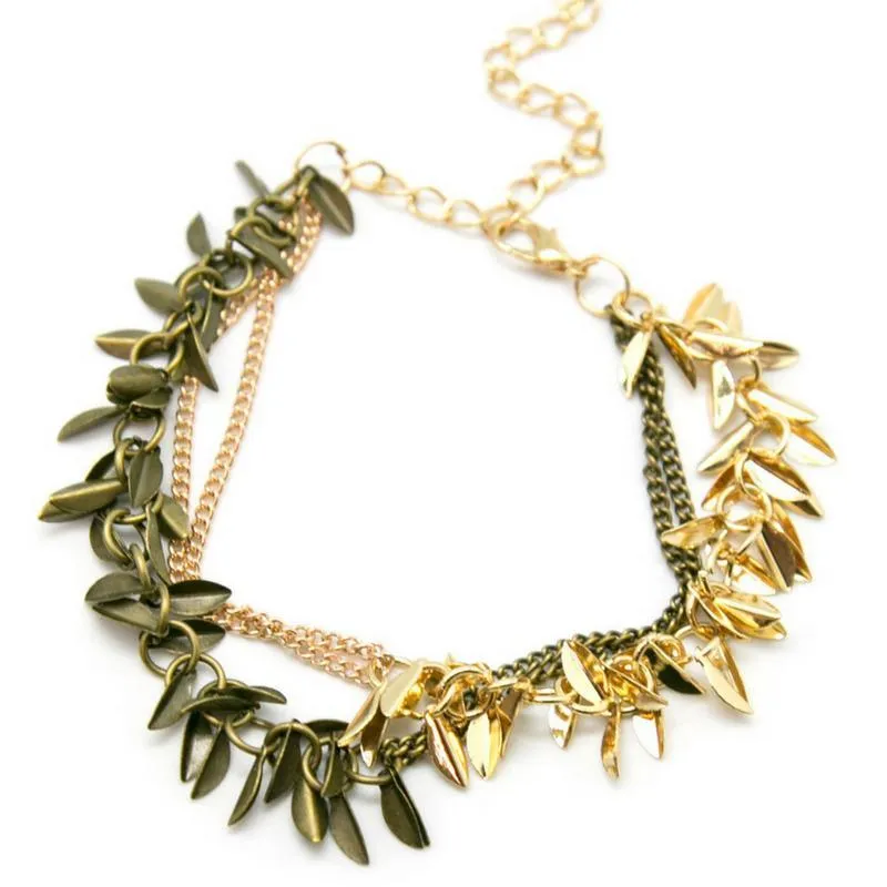 A Craving for Chaos Gold/Brass SET (Necklace, Earrings and Bracelet)