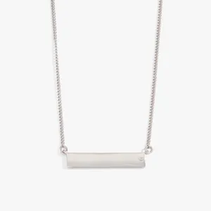 Bar Necklace with Crystal Accent