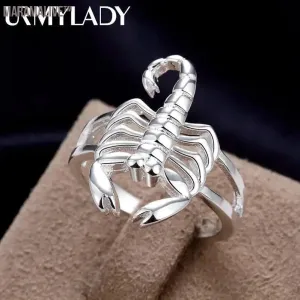 Beautiful ring Fashion fashion Scorpion 925 Sterling Silver NICE women Domineering Lady Ring jewelry Classical gift