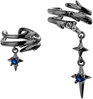 Black Gothic Ear Cuff Personalized Non-Pierced Earrings For Women