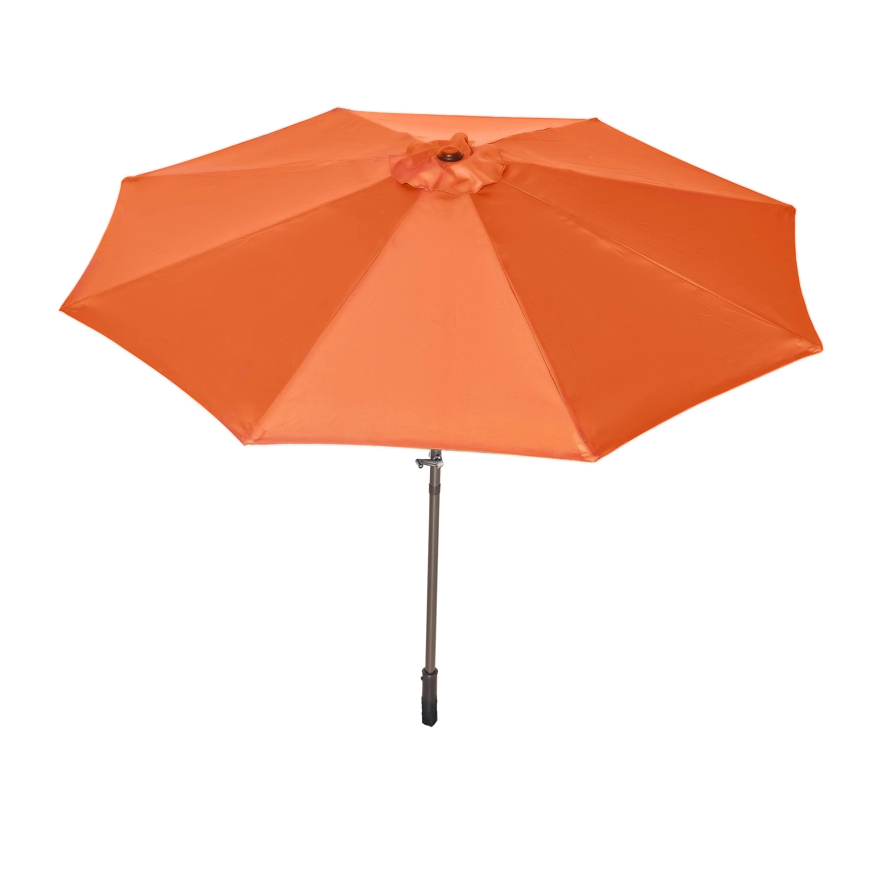 Bliss Outdoors UMB-201TC Patio Umbrella w/ Aluminum Pole & Push Button Tilt | 9-Foot Canopy | Color Fade & Water Resistant | 1.5-in. Pole Diameter (Terracotta)