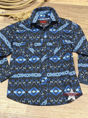 Boy's Aztec Print ~ Blue