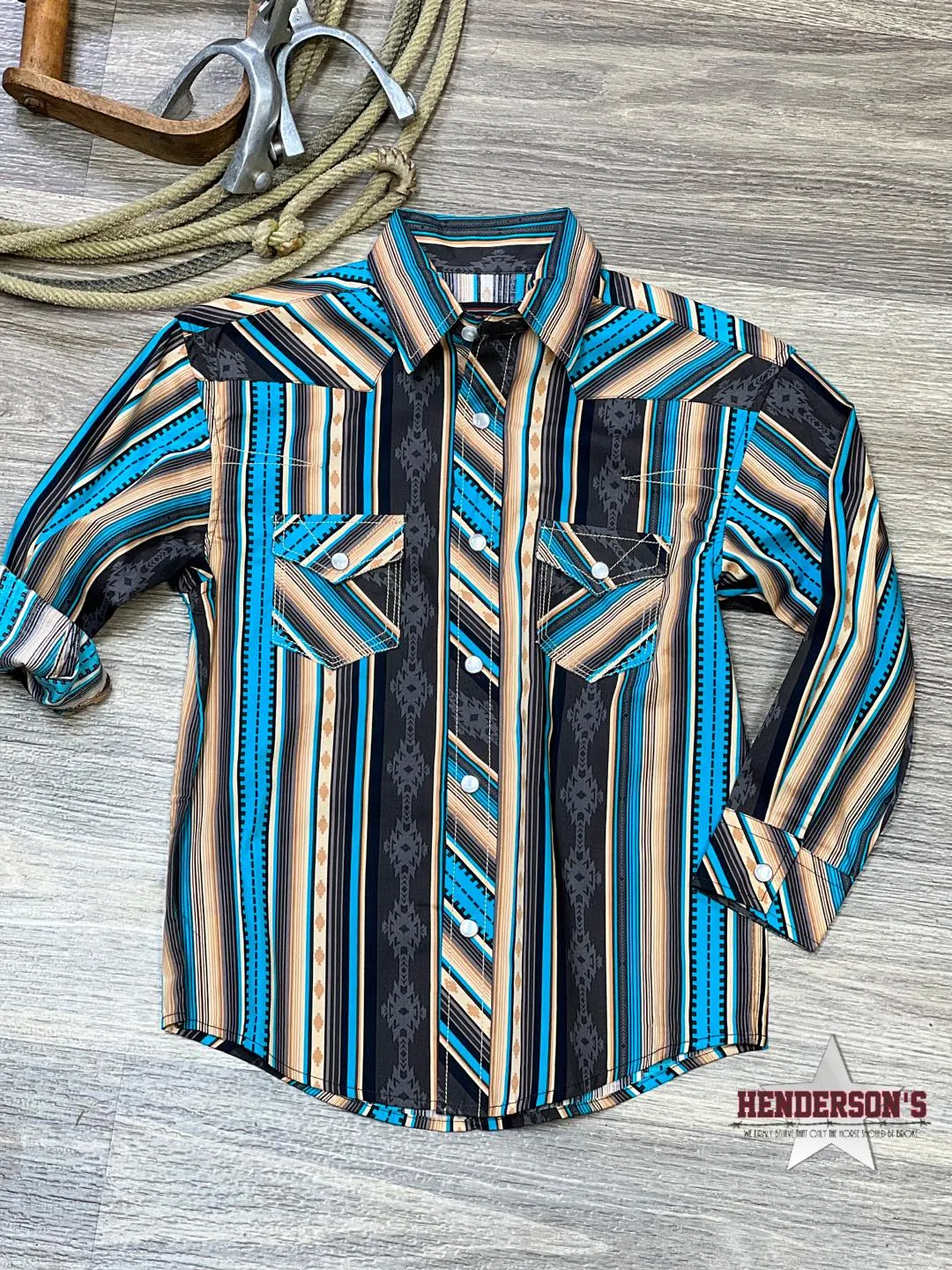 Boy's Aztec Print ~ Chocolate