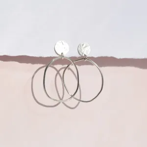Clara Stud Earrings - Silver