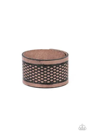 Country Cobra - Brown Bracelet - Paparazzi Accessories