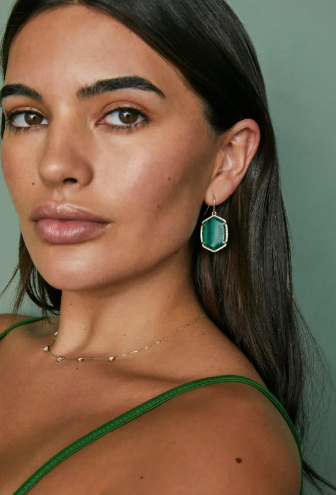 Daphne Pave Drop Earrings