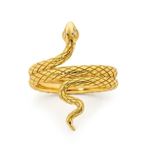 Diamondback Snake Ring