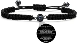 Easter Basket Stuffers Gifts for Adult Women Men, Christian Bible Verse Bracelet Scripture Inspirational Quote Religious Gift Easter Stuff