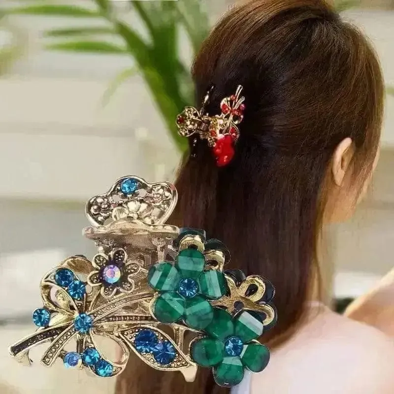 Elevate Your Look with Ponytail Grab Clip Alloy Hairpin 🌼