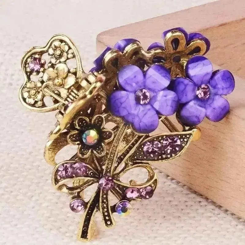Elevate Your Look with Ponytail Grab Clip Alloy Hairpin 🌼
