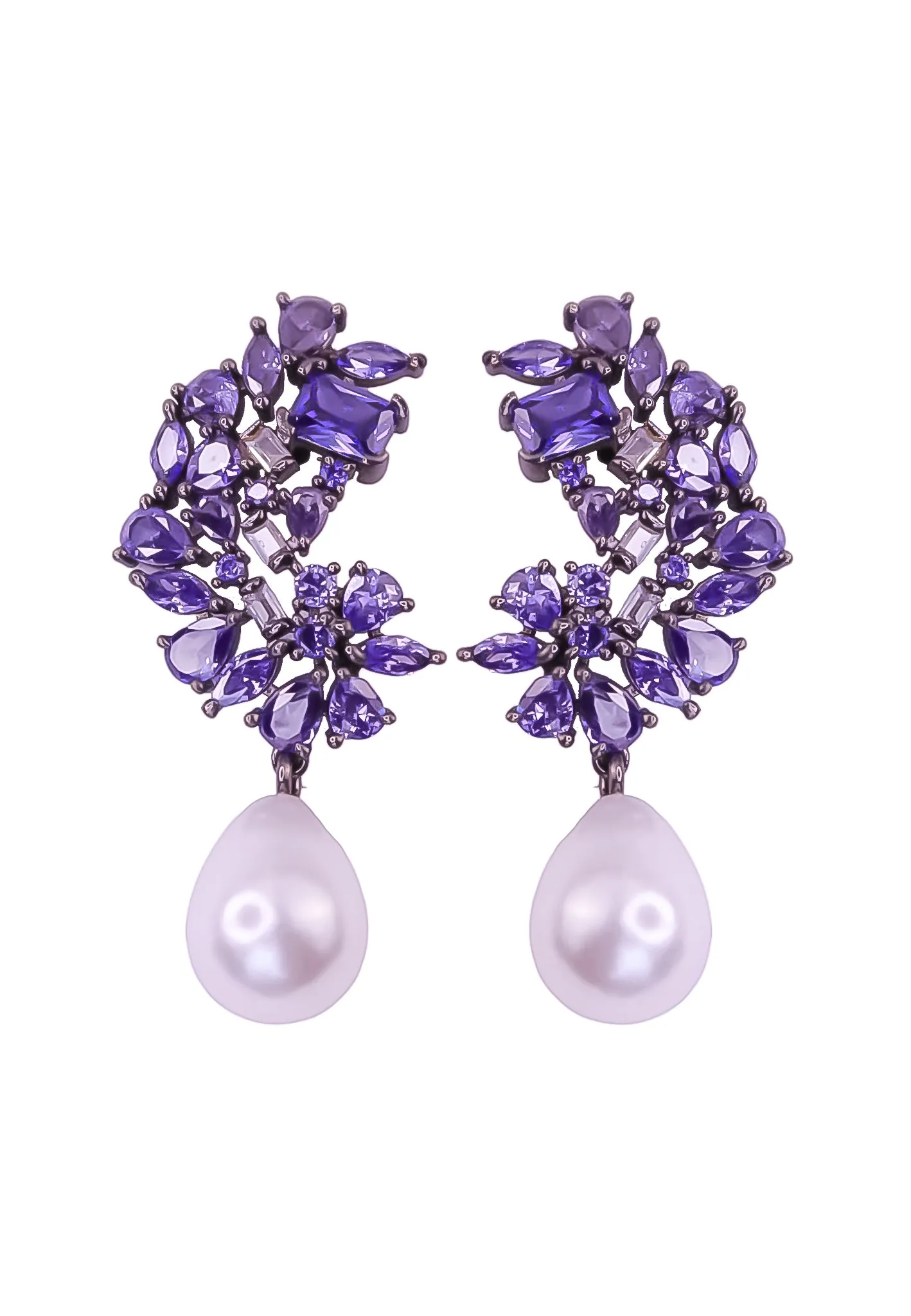 Frosty Pearl Earrings