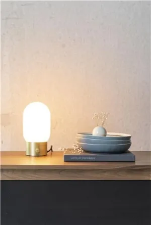 Gold Urban Charger Table Lamp
