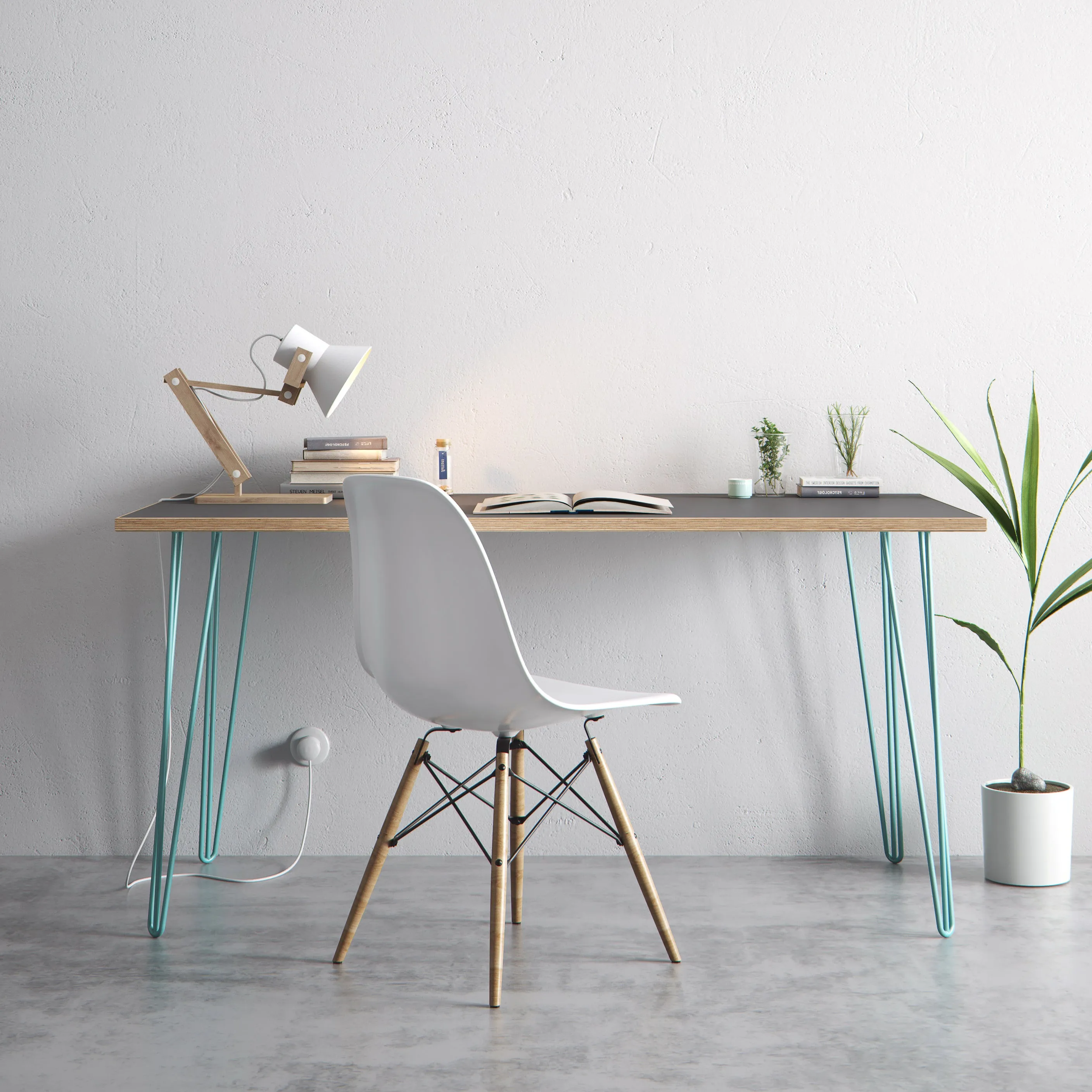 Hairpin Table (Grey)