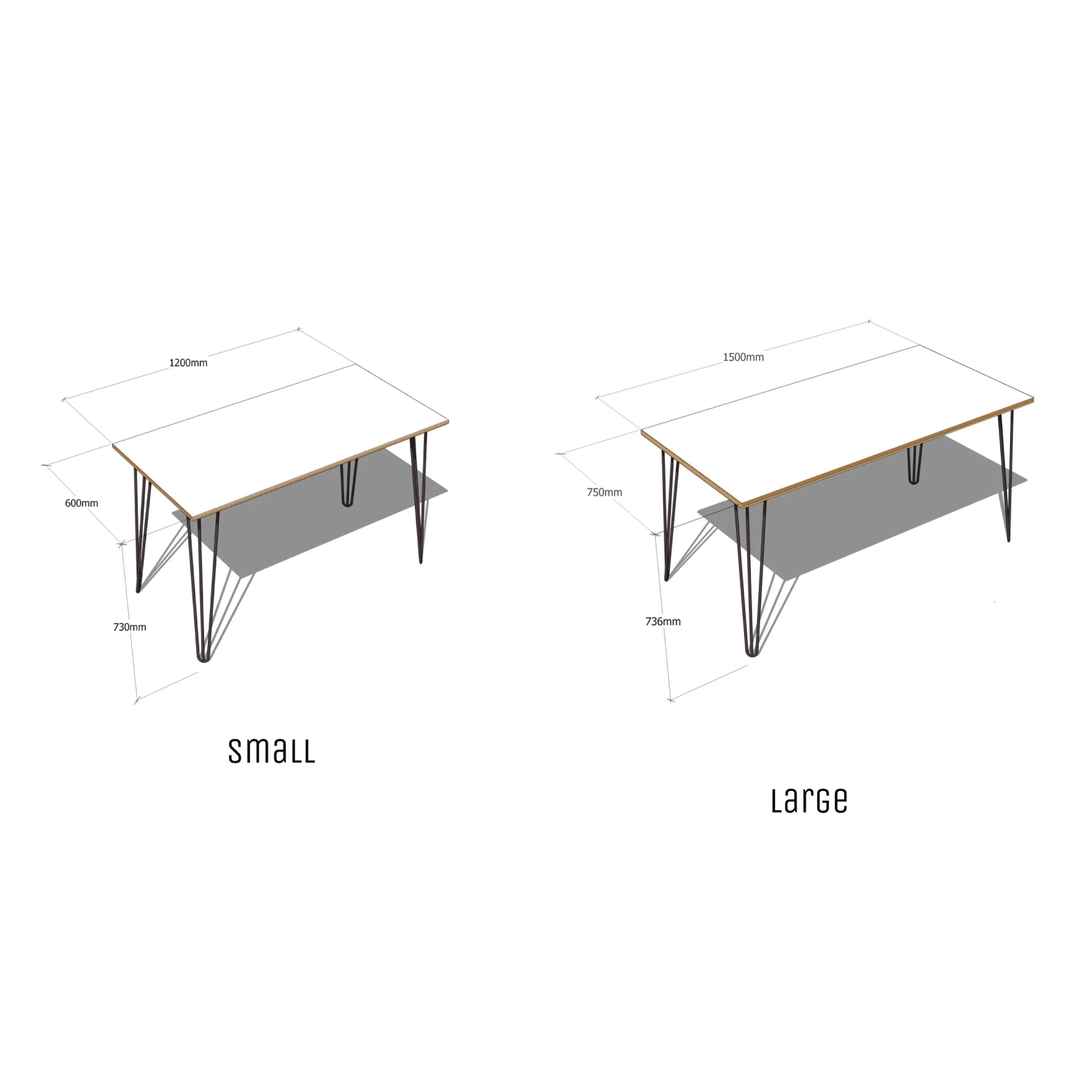 Hairpin Table (Grey)