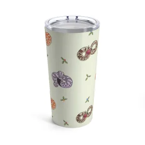 Hognose Snake Flower Tumbler, Reptile Gift Stainless Steel Drinkware