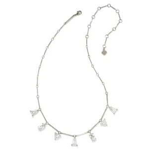Kendra Scott | Blair Silver Jewel Strand Necklace in White Crystal