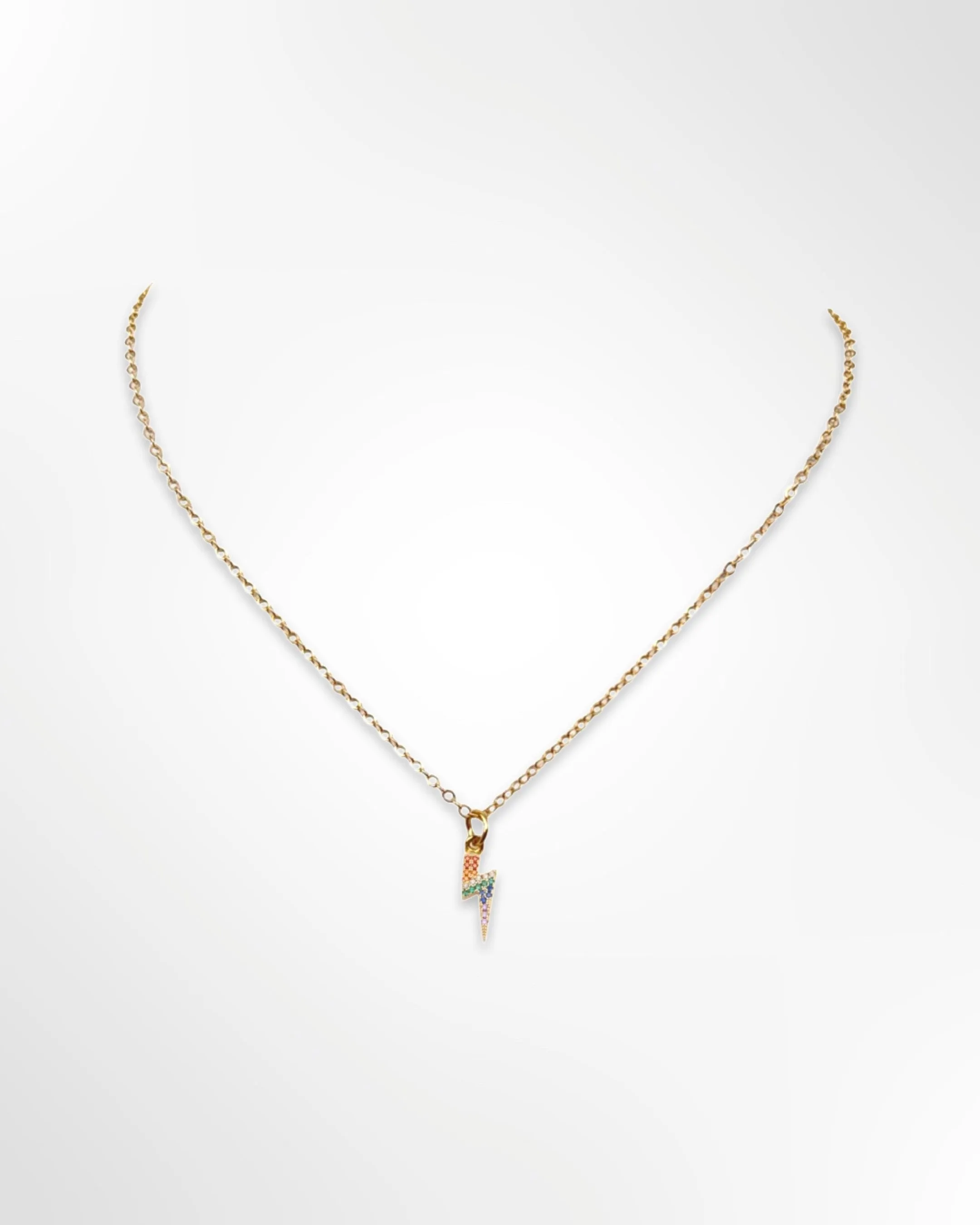 Lightning CZ Necklace