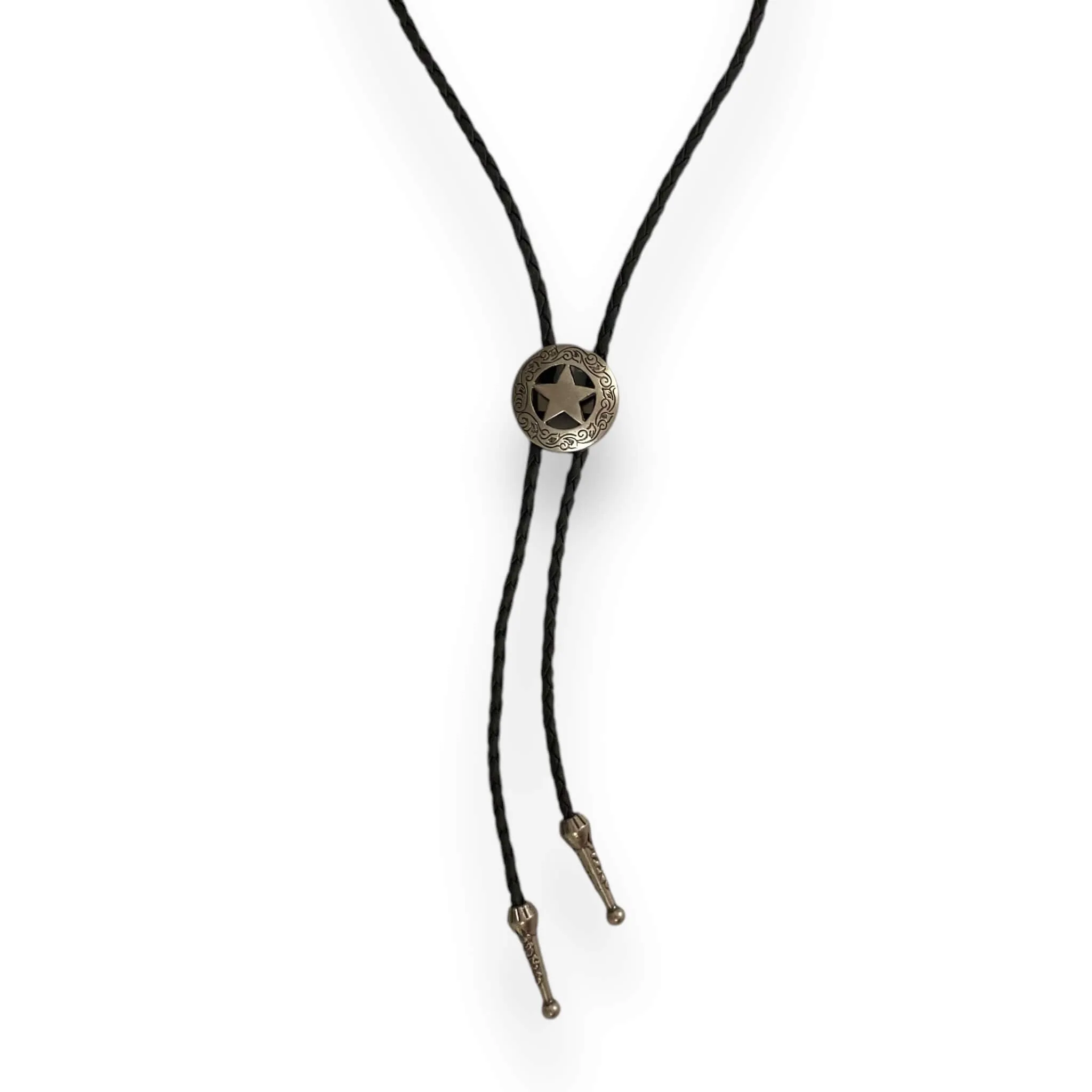Long Lone Star Bolo Tie