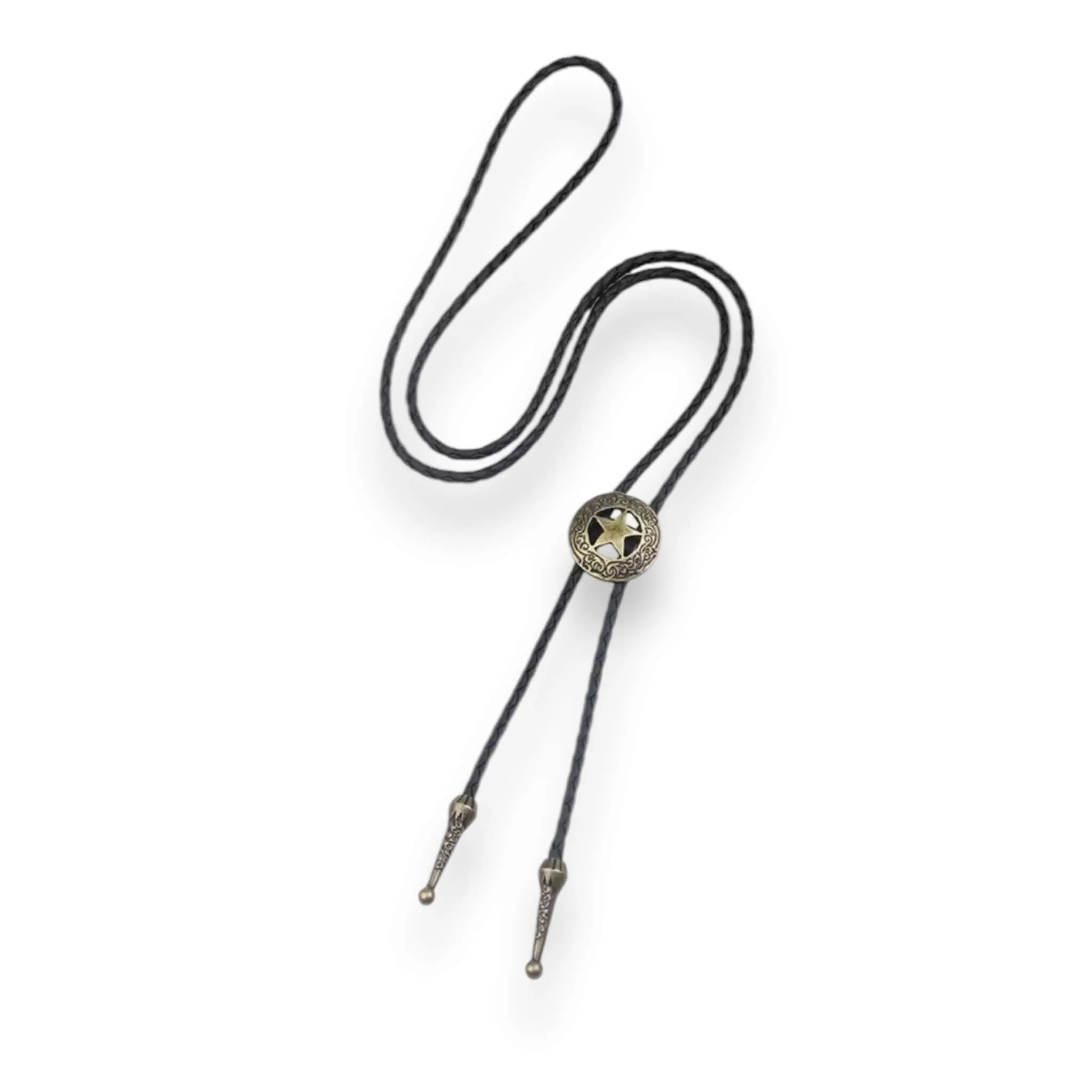 Long Lone Star Bolo Tie