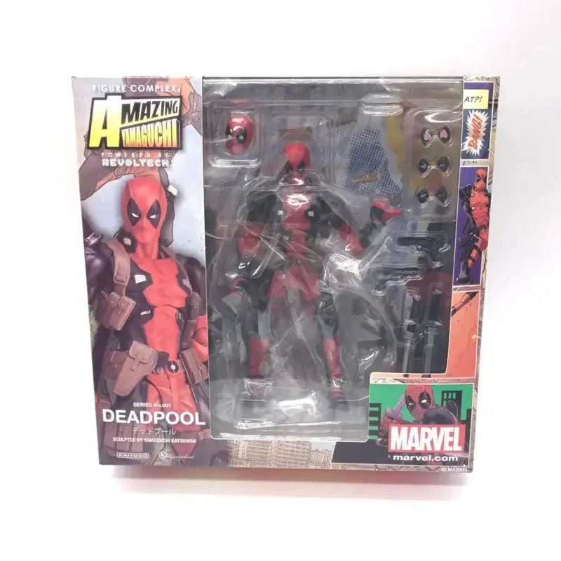 Marvel 15cm X-MAN Deadpool Super Hero BJD Joints Moveable Action Figure Model Toys