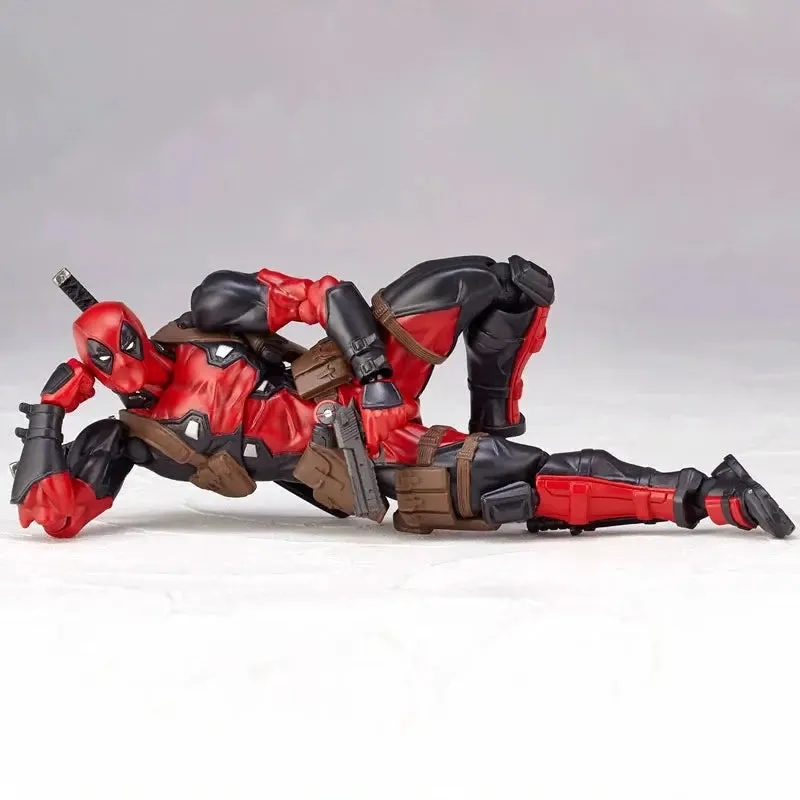Marvel 15cm X-MAN Deadpool Super Hero BJD Joints Moveable Action Figure Model Toys