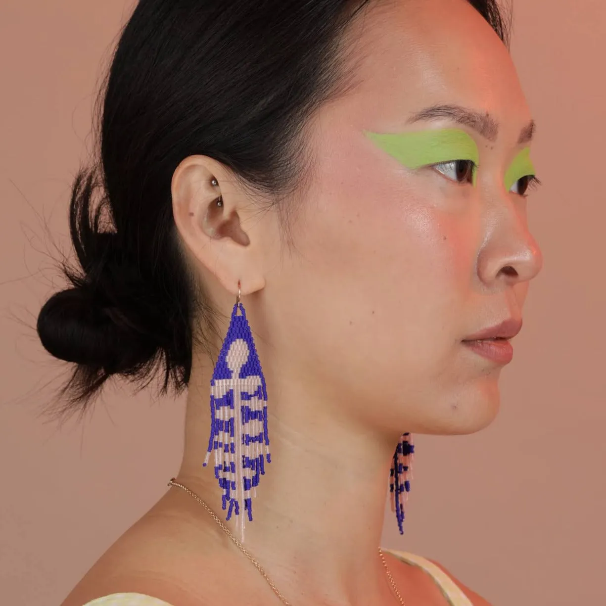 Matisse Plant Beaded Earrings (4 colorways)