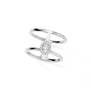 MESSIKA, GLAM'AZONE 2 ROWS DIAMOND RING
