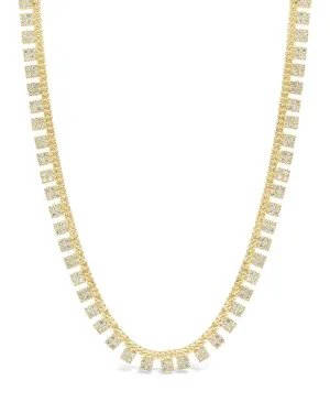 Multi CZ Charm Necklace by Sterling Forever