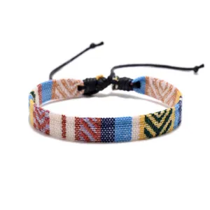 Multicolor Style Handwoven Loom Ethnic Bracelet