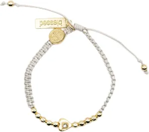 My Saint My Hero "Sisters of the Heart Beaded Bracelet  A Handwoven Symbol of Friendship, Faith & Sisterhood - With Hearts and St. Benedictine Medal Hand-Cast in Italy