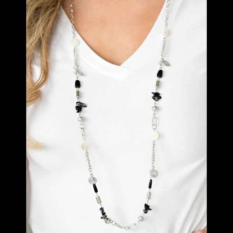 Ocean Bliss Black Necklace