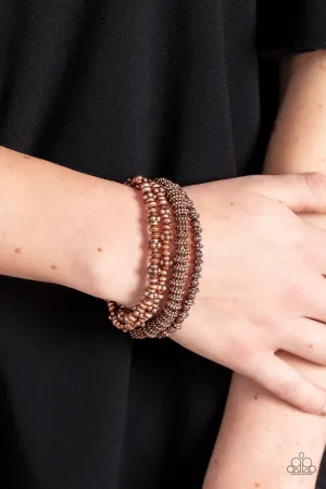Open Door Jewelry - Country Charmer - Copper Bracelet - Paparazzi Accessories