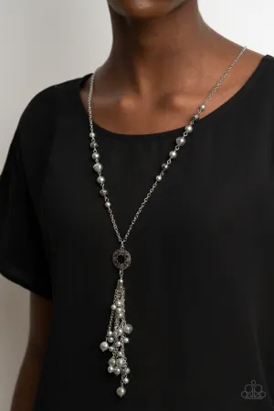 Paparazzi Necklace ~ Tasseled Treasure - Silver