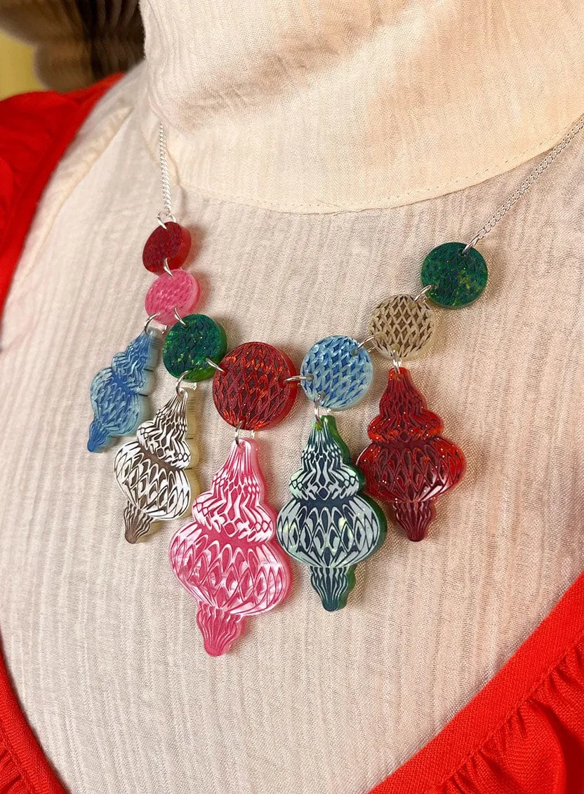 Paper Lantern Necklace
