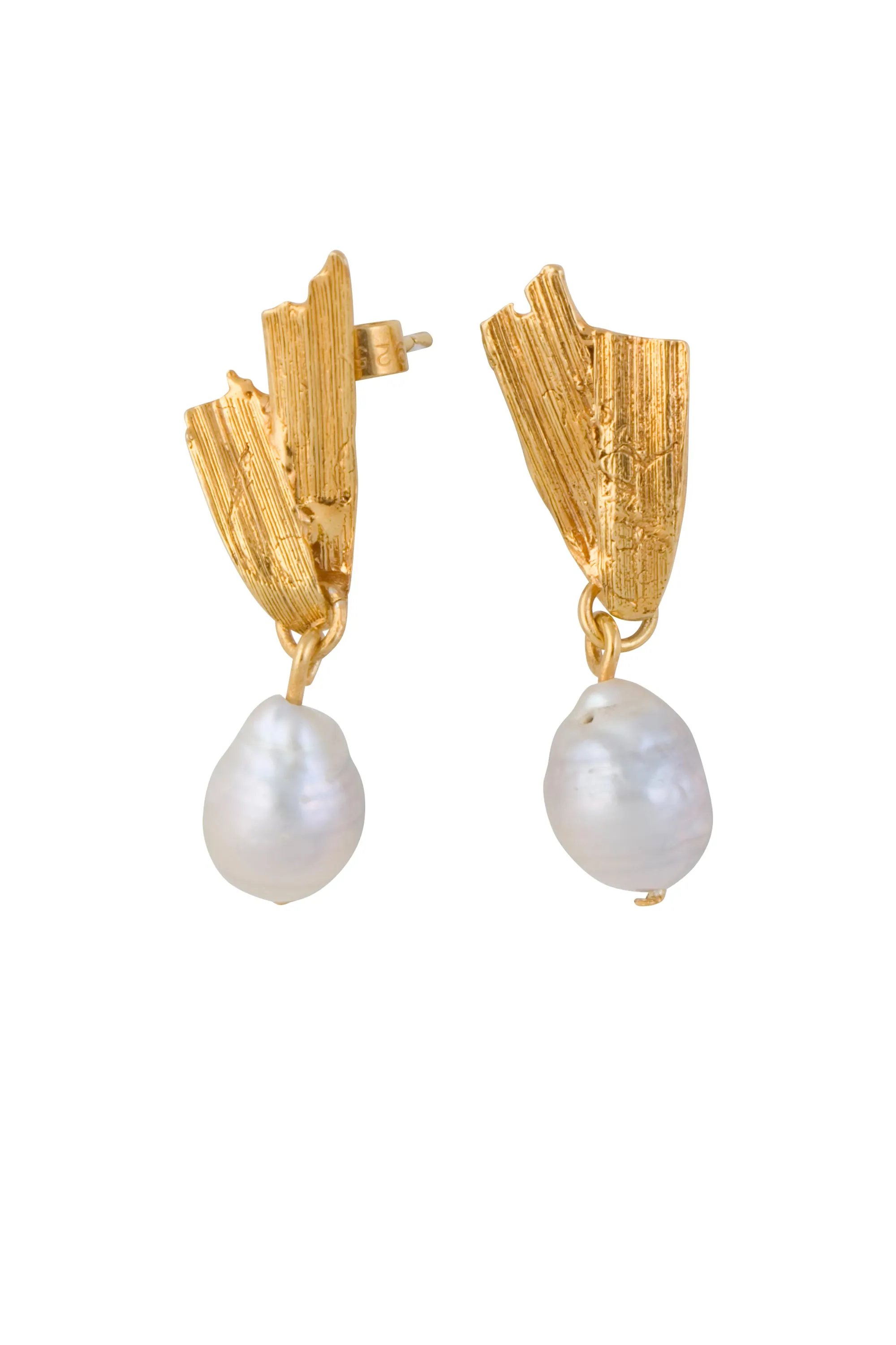 Pearl   Blade Earrings
