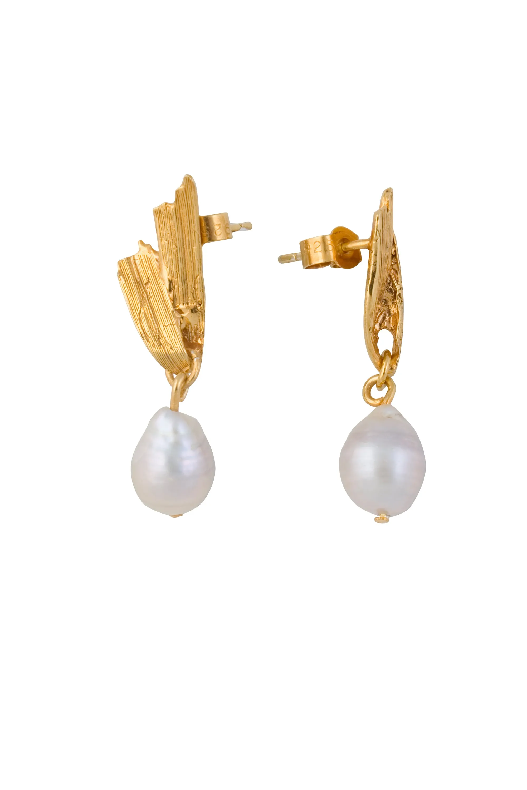 Pearl   Blade Earrings