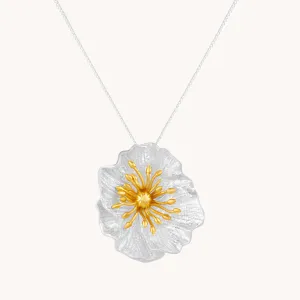 Poppy Pendant With Chain W.