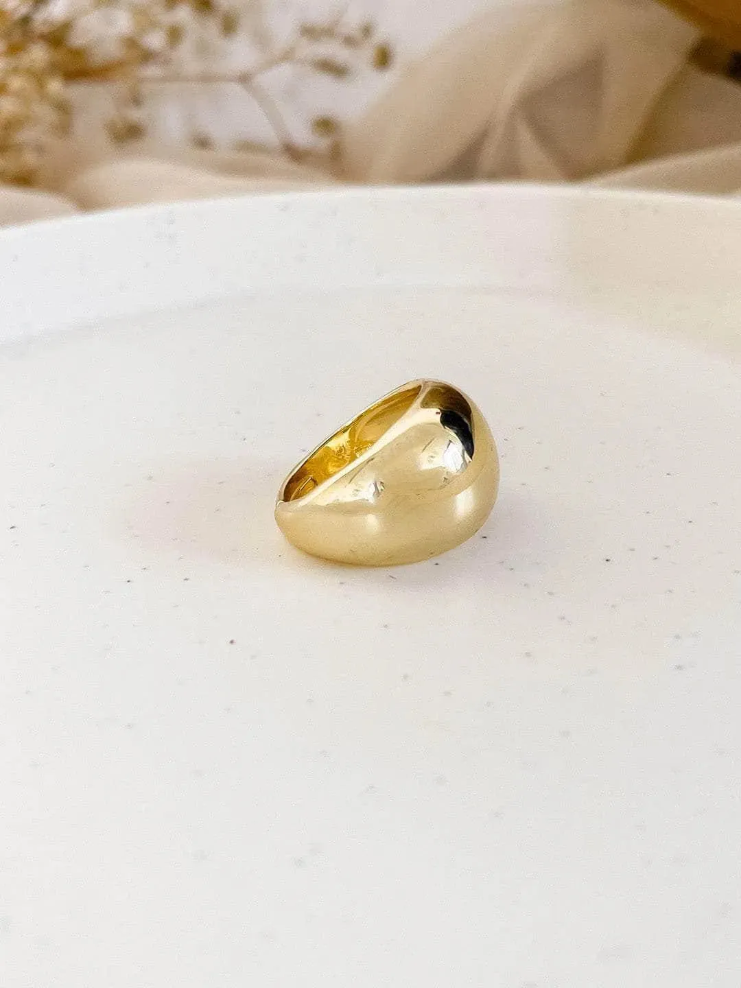 Rakul Preet Singh In Gold Dome Ring