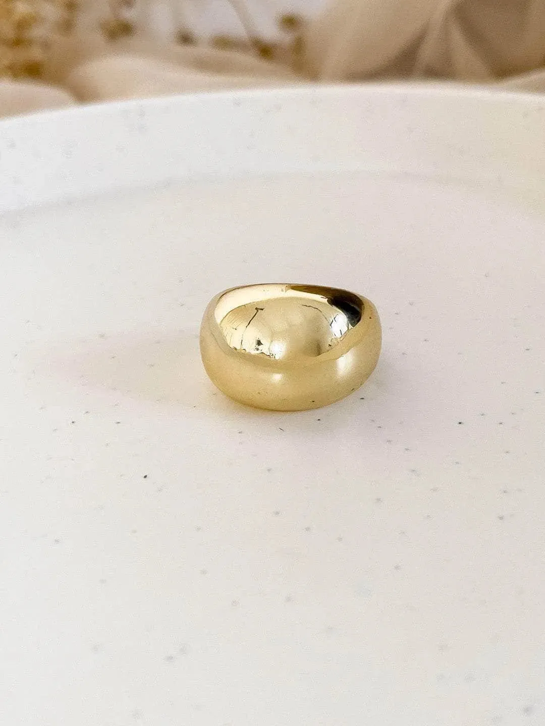 Rakul Preet Singh In Gold Dome Ring