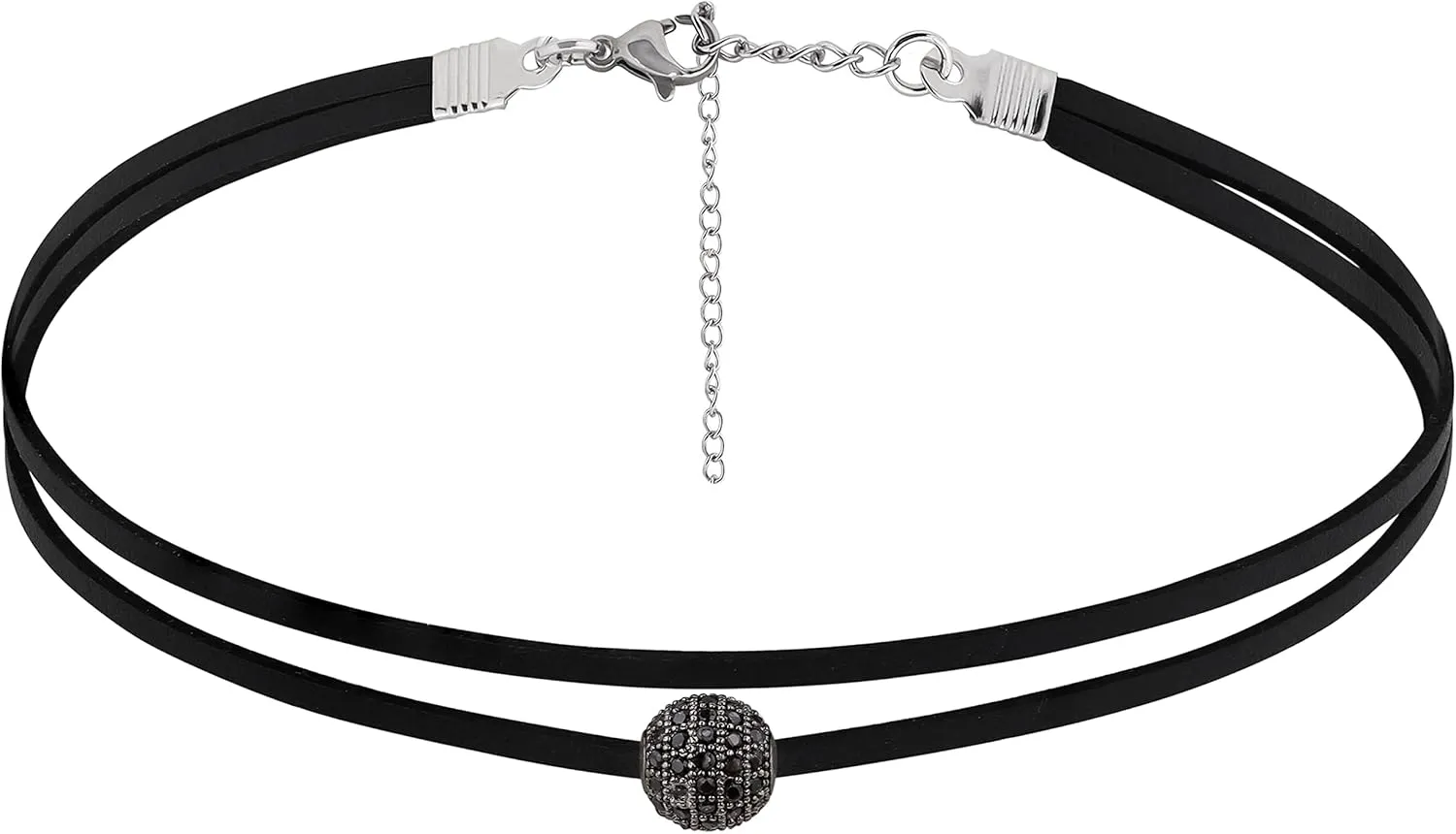 Sacina Gothic Vintage O Ring Choker, Layered Black Choker Necklace for Women, Christmas New Year Jewelry Gift for Women