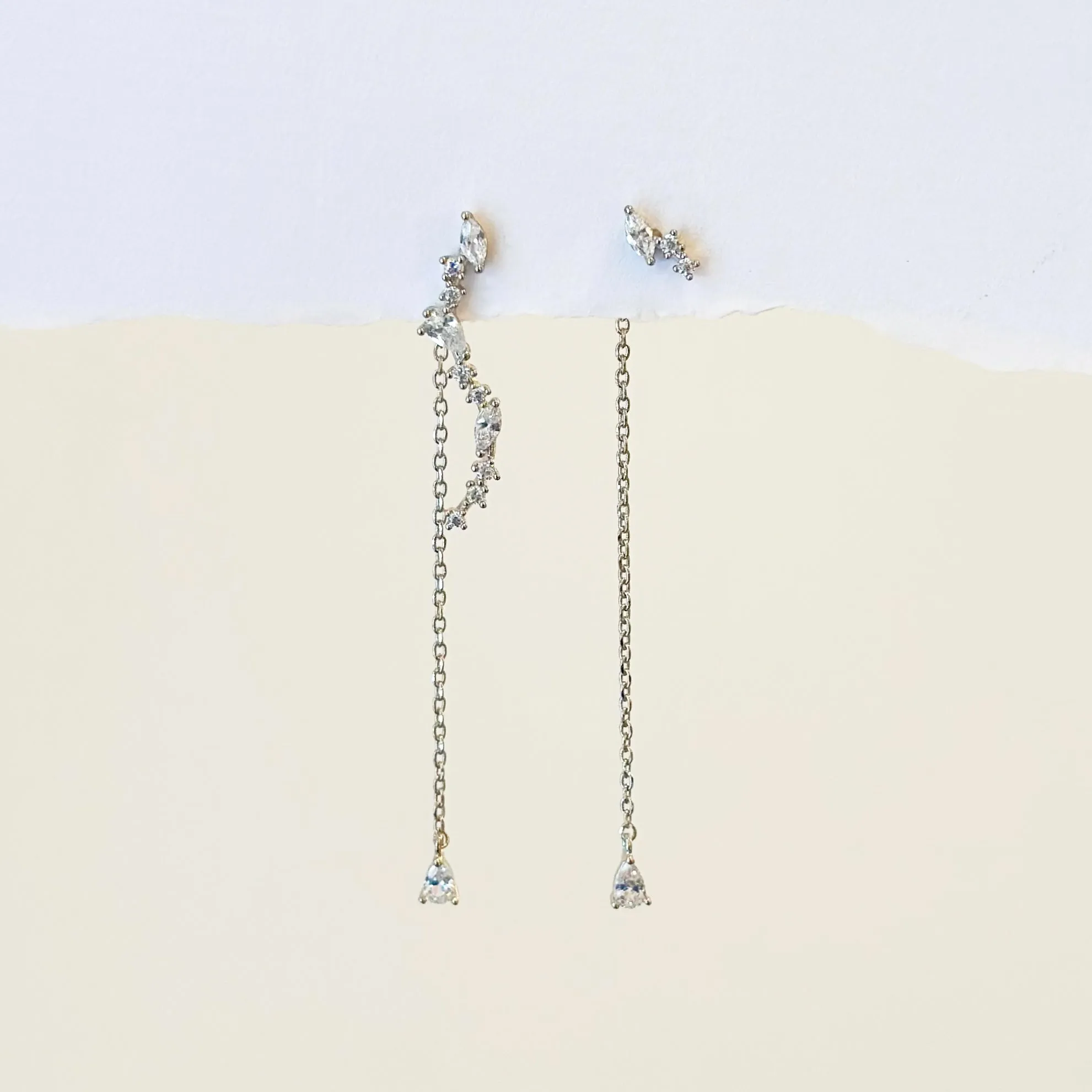Silver Liliane Earrings