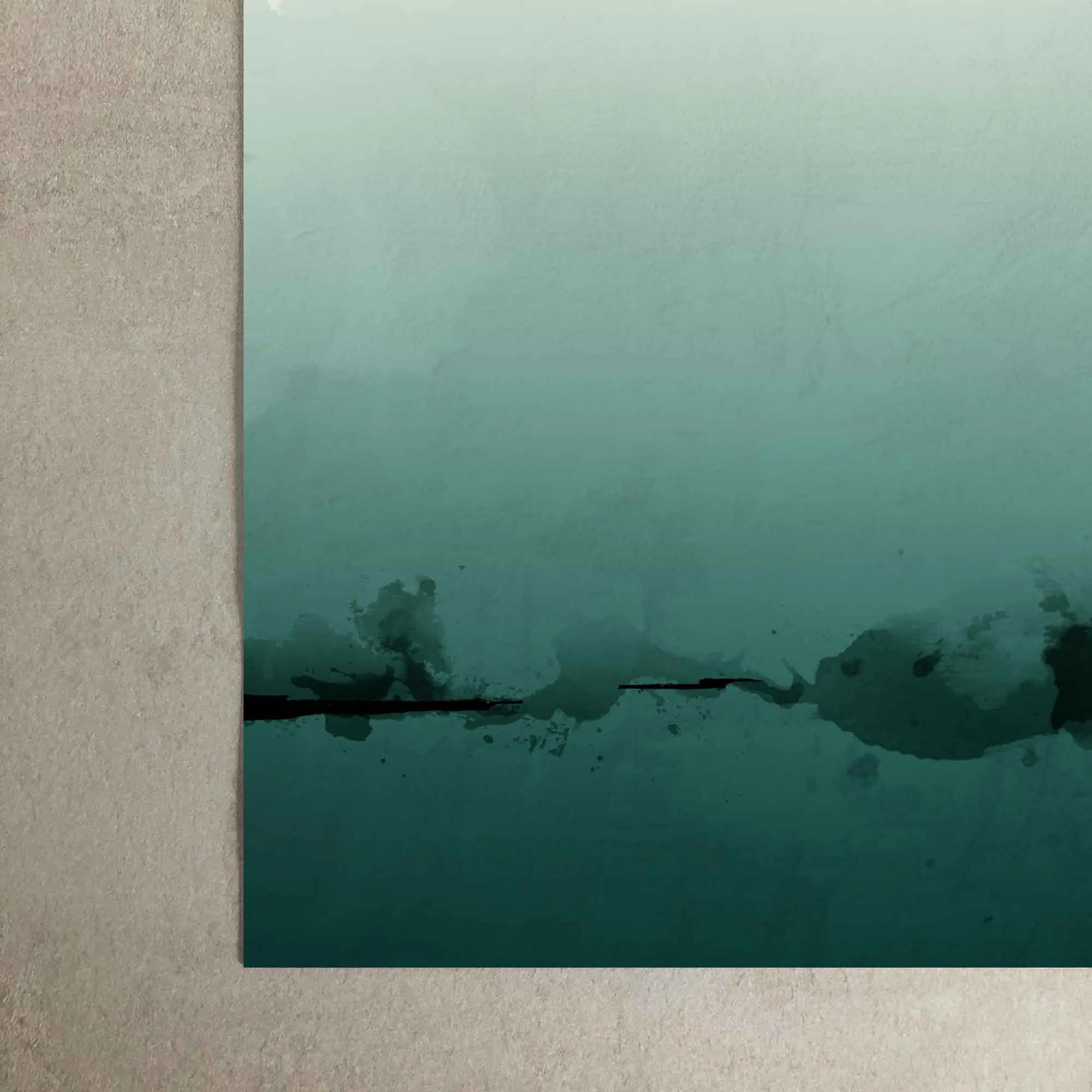 Solitude Is Bliss Abstract Art Print