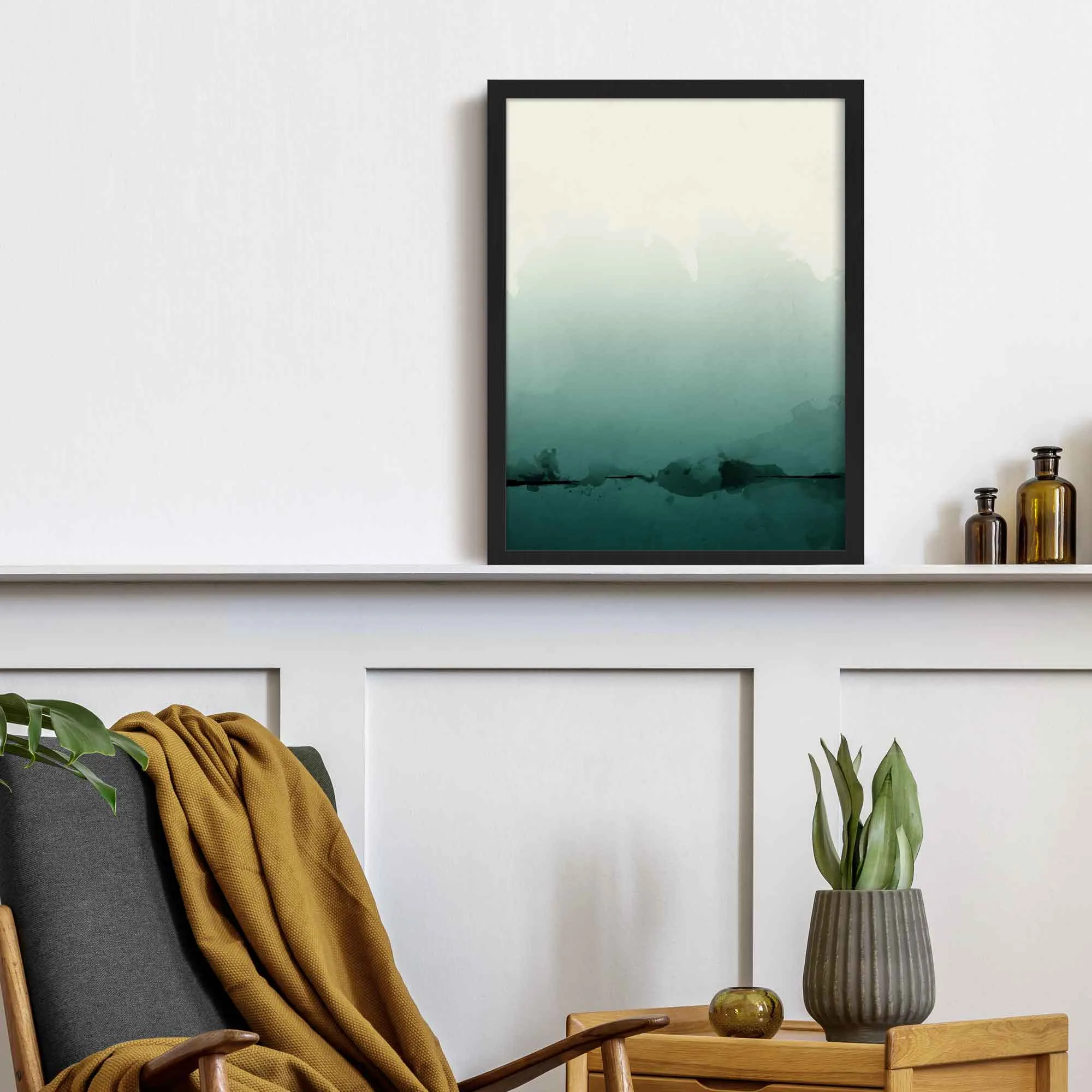 Solitude Is Bliss Abstract Art Print