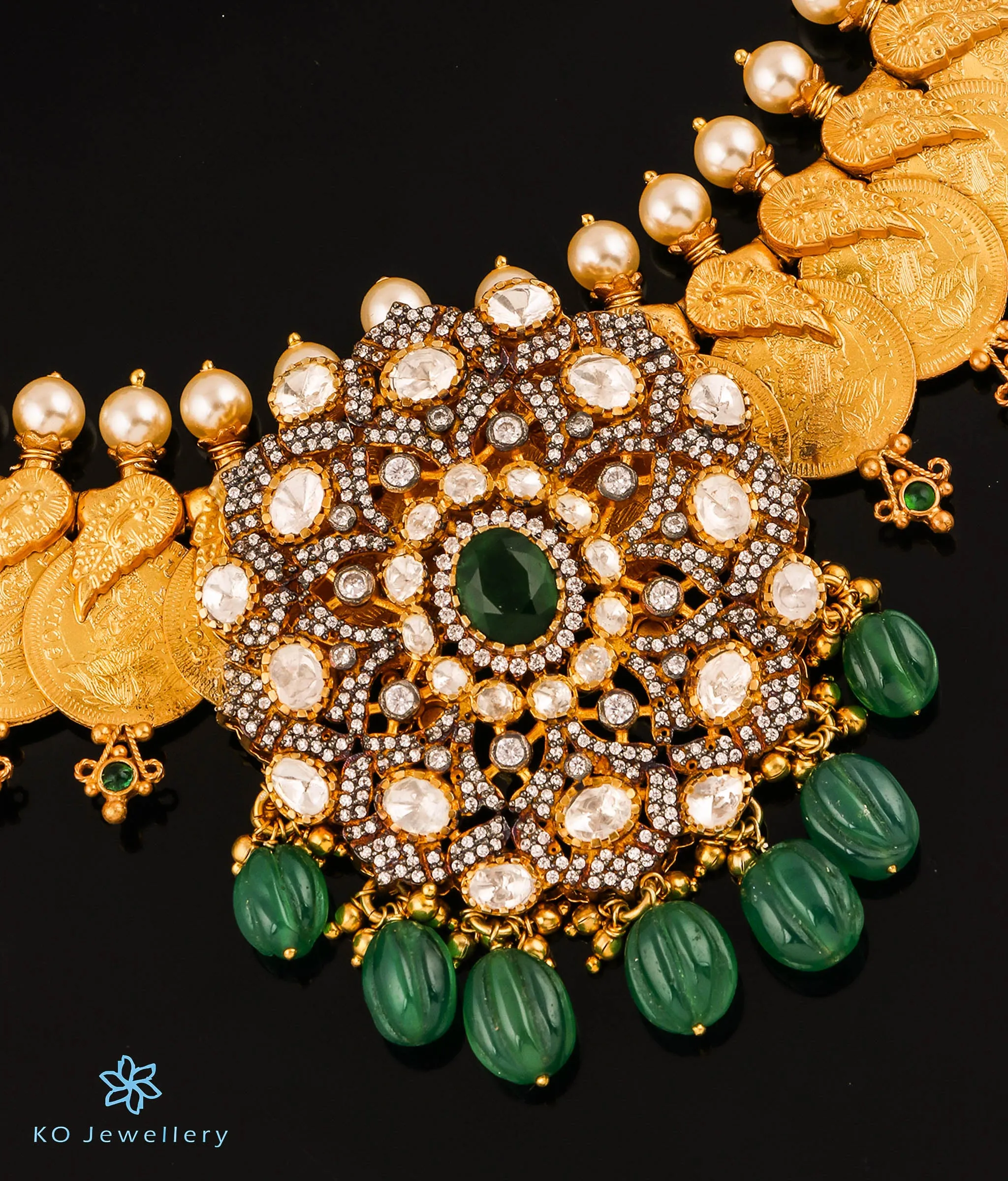 The Udvita Silver Kasumala Coin Necklace