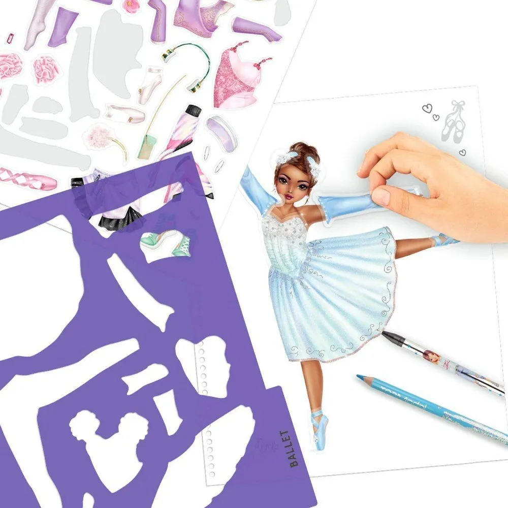 TopModel Dance Colouring & Sticker Book