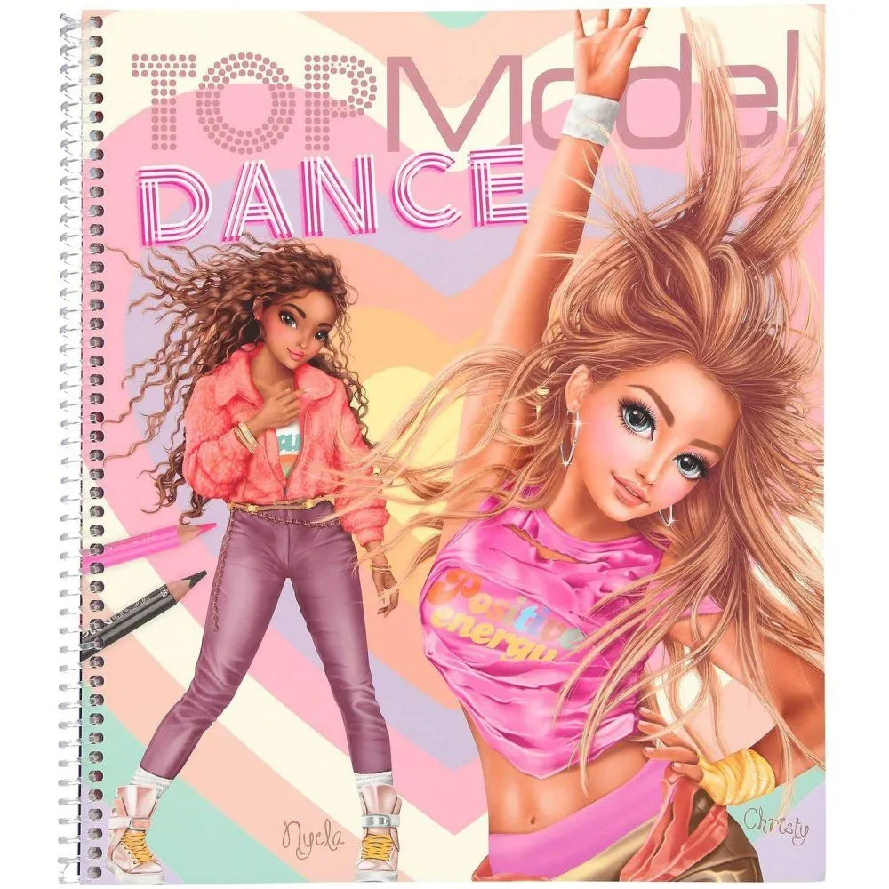 TopModel Dance Colouring & Sticker Book
