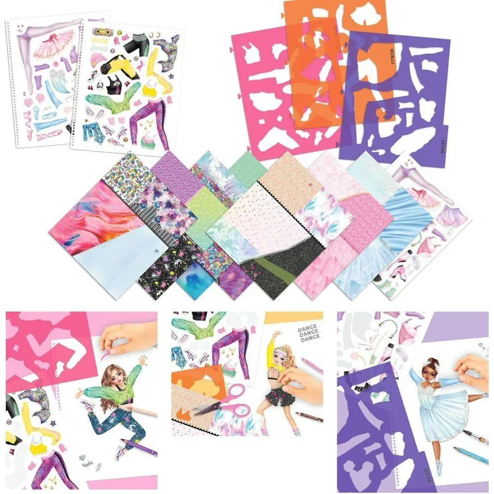 TopModel Dance Colouring & Sticker Book