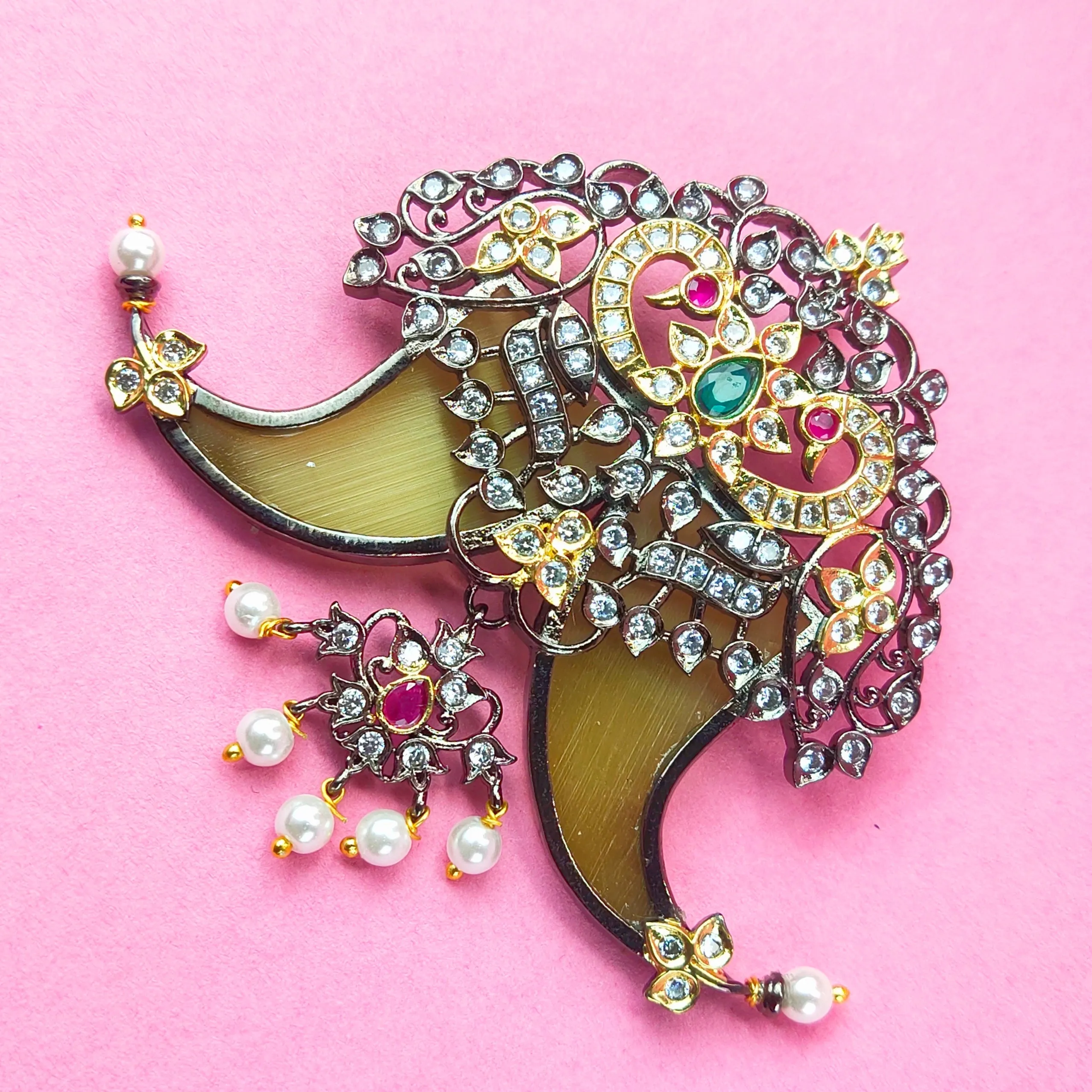 Victorian Cz Puligoru Pendant
Set By Asp Fashion Jewellery