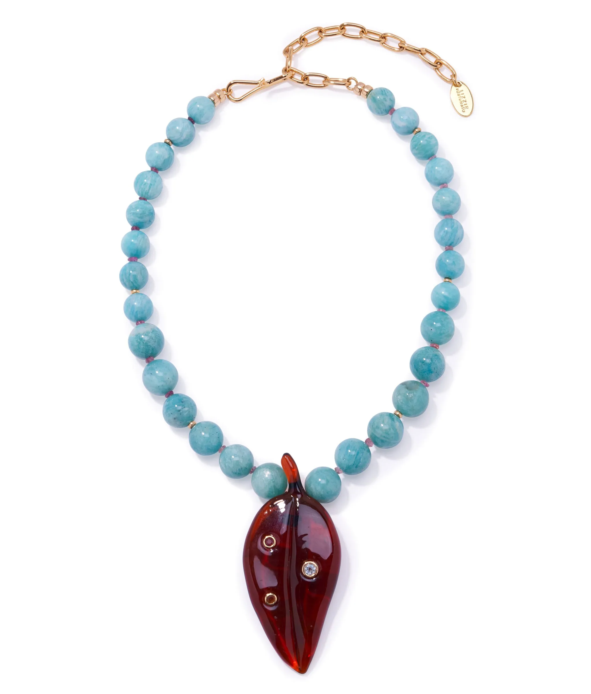 Vinca Leaf Necklace